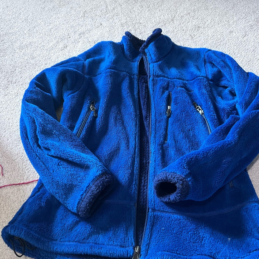 Patagonia Kids Royal Blue Fleece Jacket